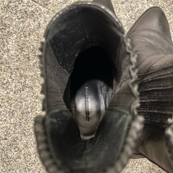 Alexander Wang Anouck Chelsea Boot Silver Size 5 - Picture 10 of 14